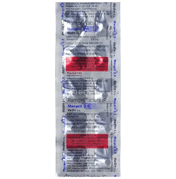 macpril 2.5mg tablet 10's